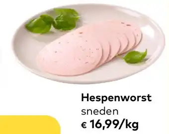 Bio Planet Hespenworst sneden aanbieding