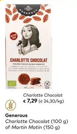Bio Planet Generous Charlotte Chocolat aanbieding