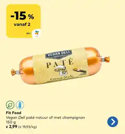 Bio Planet Fit Food aanbieding