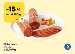 Bio Planet Biobardales chorizo aanbieding