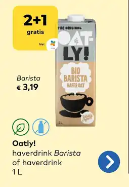 Bio Planet Oatly! Barista aanbieding