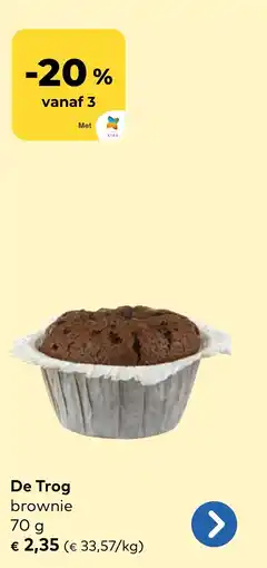Bio Planet De Trog brownie aanbieding