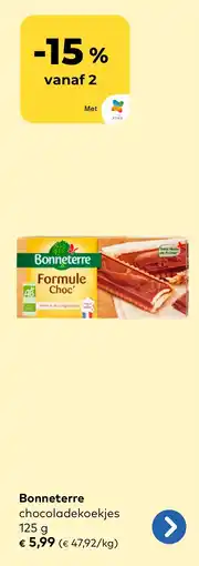 Bio Planet Bonneterre chocoladekoekjes aanbieding