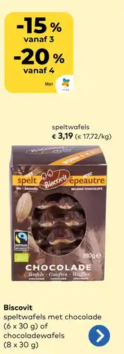 Bio Planet Biscovit speltwafels aanbieding
