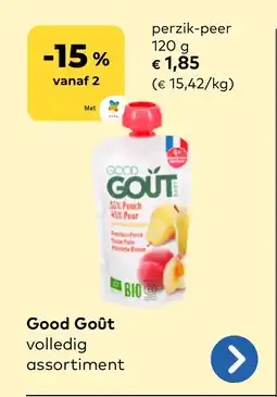 Bio Planet Good Goût perzik peer aanbieding