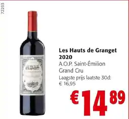 Colruyt Les Hauts de Granget 2020 aanbieding