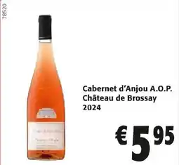 Colruyt Cabernet d'Anjou A.O.P. Château de Brossay 2024 aanbieding