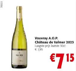 Colruyt Vouvray A.O.P. Château de Valmer 2023 aanbieding