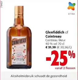 Colruyt Glenfiddich of Cointreau aanbieding