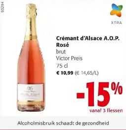 Colruyt Crémant d'Alsace A.O.P. Rosé aanbieding