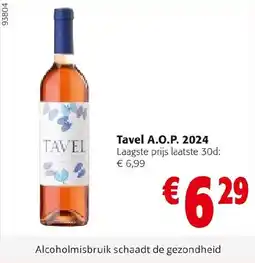 Colruyt Tavel A.O.P. 2024 aanbieding
