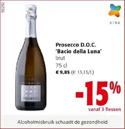 Colruyt Prosecco D.O.C. Bacio della Luna aanbieding
