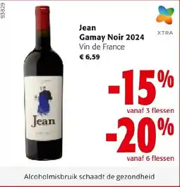 Colruyt Jean Gamay Noir 2024 aanbieding