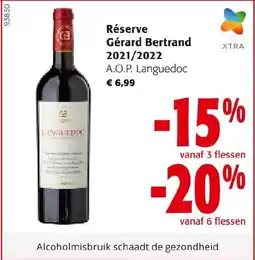 Colruyt Réserve Gérard Bertrand 2021/2022 aanbieding