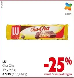 Colruyt LU Cha-Cha aanbieding
