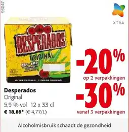 Colruyt Desperados aanbieding