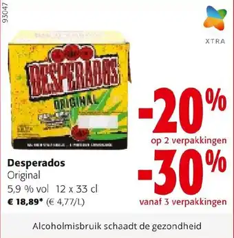 Colruyt Desperados aanbieding