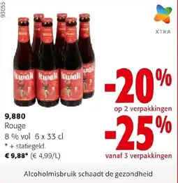Colruyt 9,880 rouge aanbieding