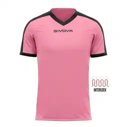 Decathlon Givova Revolution sportshirt Roze-Zwart M aanbieding