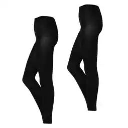 Decathlon Heatkeeper Dames Thermo Legging Basic 2-pack Zwart aanbieding