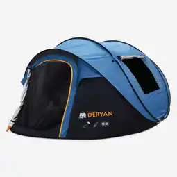 Decathlon Luxe Pop Up Tent - 4 persoons - 1 Second Pop-Up - 2000MM waterkolom -Anti-UV 50+ aanbieding