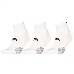 Decathlon Padel Sokken Quarter 3-pack Wit aanbieding