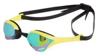 Decathlon Arena Zwembril Cobra Ultra Swipe Mirror Smaragdgroen/Lime aanbieding