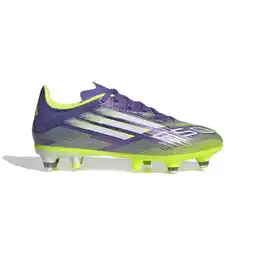 Decathlon Adidas F50 League Sg Kinderschoenen Paars En Citroengeel aanbieding