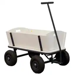 Decathlon Billy Beach Wagon Bolderwagen, Hout, Luchtbanden, Antraciet aanbieding