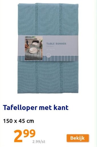 Action Tafelloper met kant aanbieding