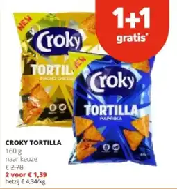 Spar CROKY TORTILLA aanbieding