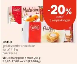 Spar LOTUS aanbieding