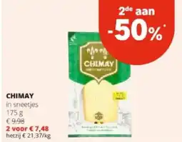 Spar CHIMAY in sneetjes 175 g aanbieding