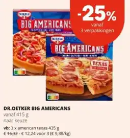 Spar DR.OETKER BIG AMERICANS aanbieding
