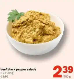 Spar beef black pepper salade aanbieding