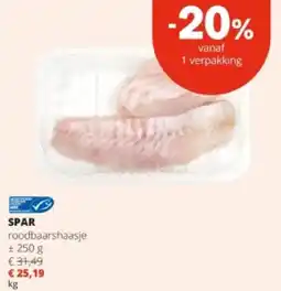 Spar SPAR roodbaarshaasje aanbieding