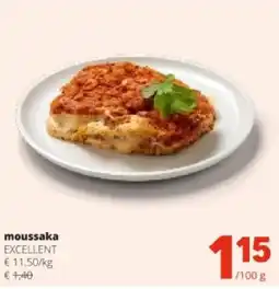 Spar moussaka aanbieding