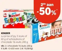 Spar KINDER aanbieding