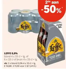 Spar LEFFE 0,0% aanbieding