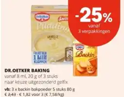 Spar DR.OETKER BAKING aanbieding
