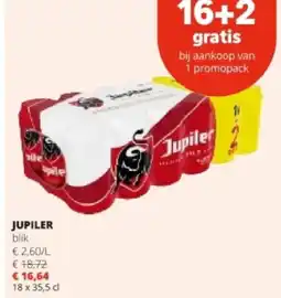 Spar JUPILER aanbieding