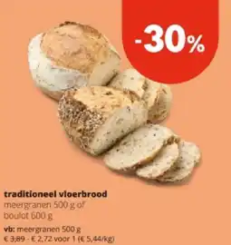 Spar traditioneel vloerbrood aanbieding