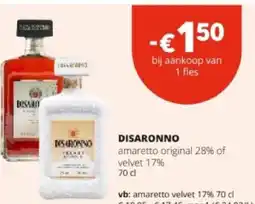Spar DISARONNO aanbieding