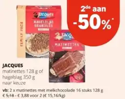 Spar JACQUES aanbieding