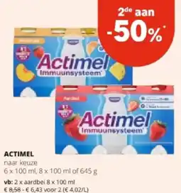 Spar ACTIMEL aanbieding