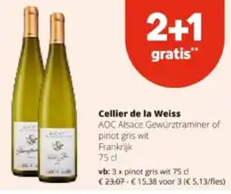 Spar Cellier de la Weiss aanbieding