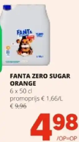 Spar FANTA ZERO SUGAR ORANGE aanbieding