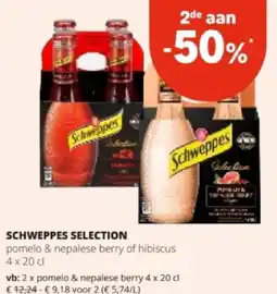 Spar SCHWEPPES SELECTION aanbieding