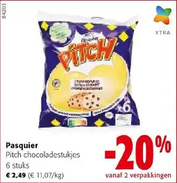 Colruyt Pasquier Pitch Chocoladestukjes aanbieding