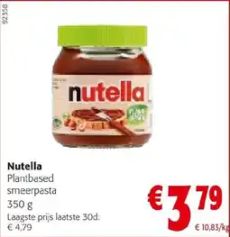 Colruyt Nutella Plantbased smeerpasta aanbieding